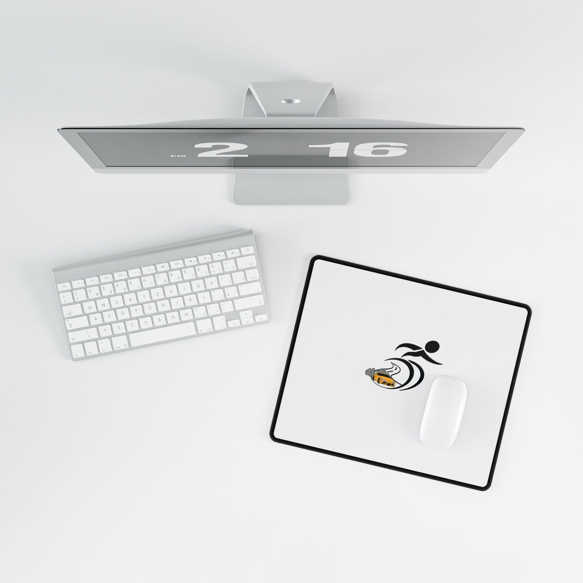 Racing Wave Desk Mat — Gamer & Car Enthusiast Mouse Pad