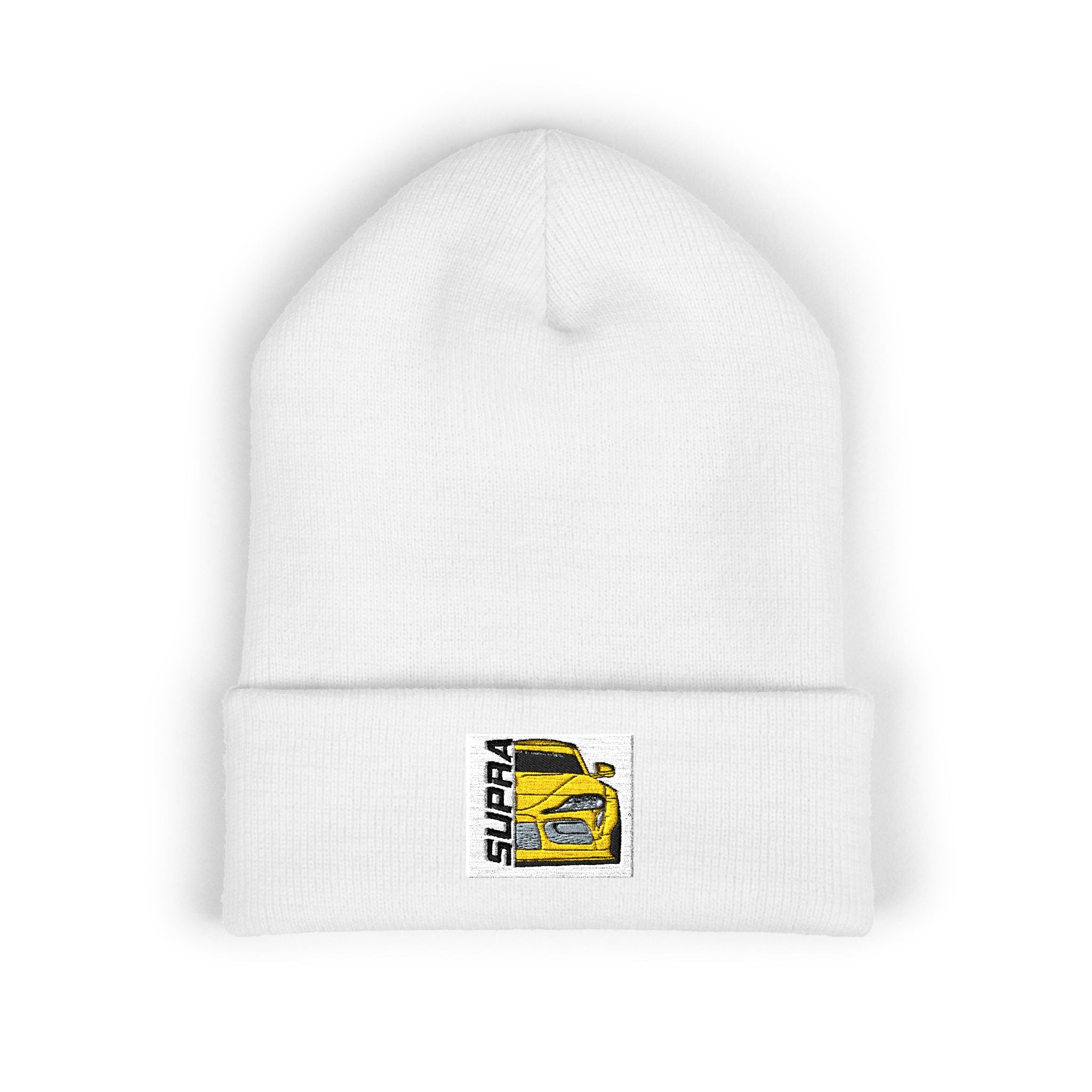Custom Drawn Toyota Supra Embroidered Beanie