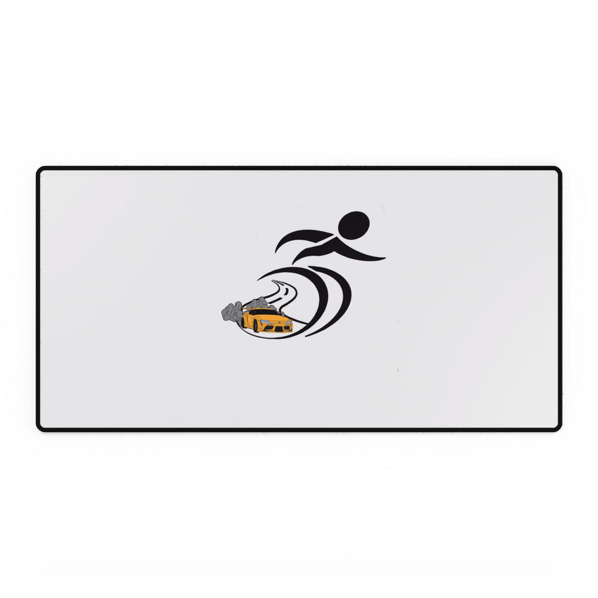 Racing Wave Desk Mat — Gamer & Car Enthusiast Mouse Pad